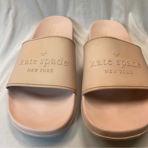 Kate Spade Pink Sunny Slides Size 11 B - Picture 3 of 10